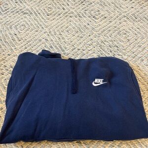 Nike Navy Crewneck Sweatshirt with Black Swoosh Tag